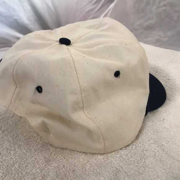 Nissun Cap's "Texas National Guard" Adjustable Cream&Blue&Red Vintage Ball Cap - Picture 10 of 14